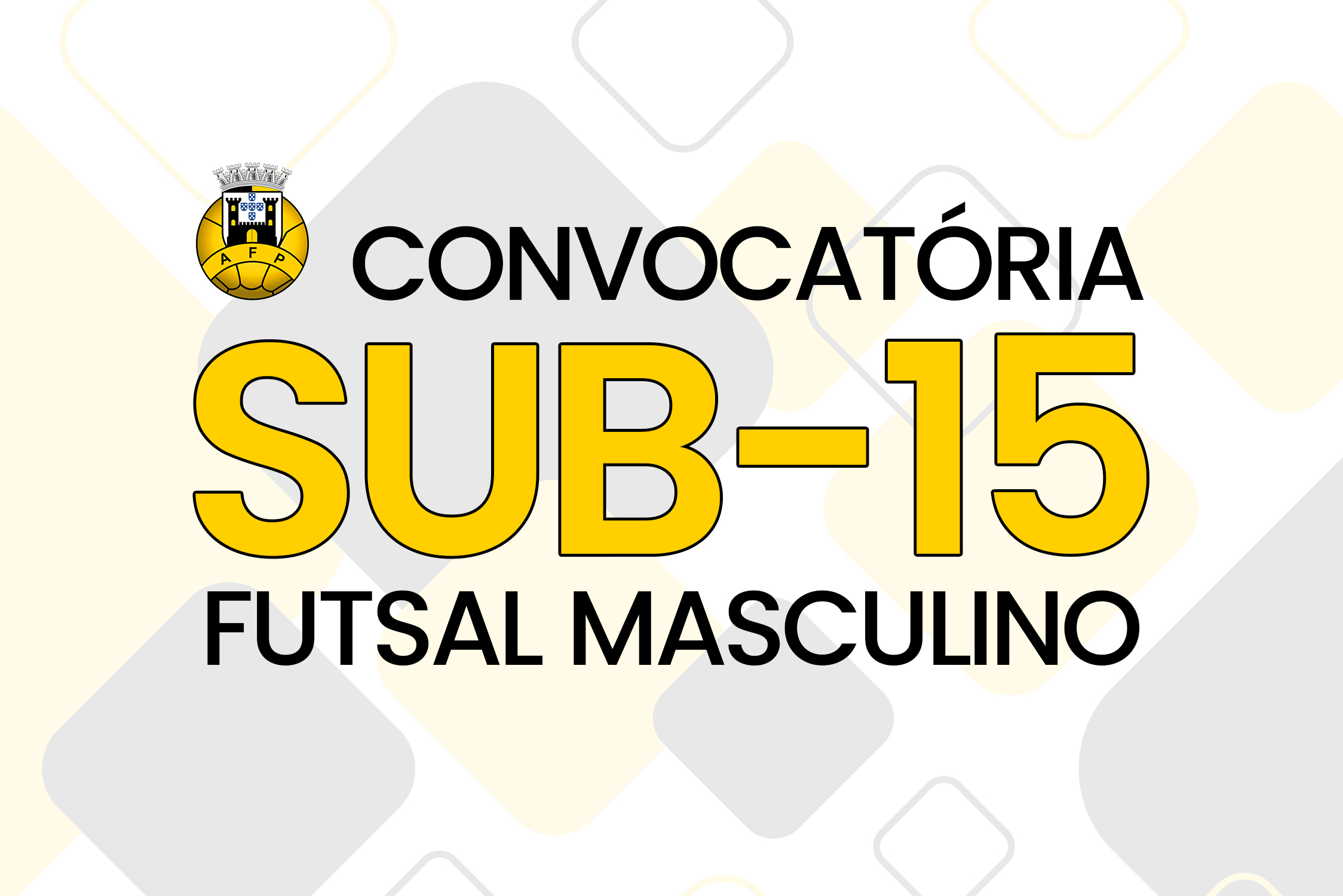 Seleção Distrital Sub-15 - Futsal Masculino - 4º Treino